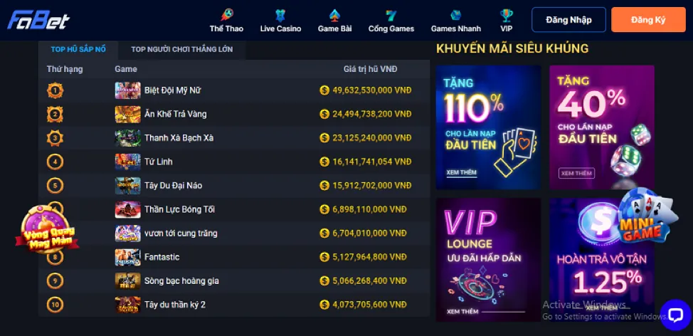 Giao diện website 88kbet chính thức